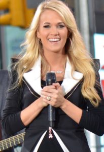 celebrity style oval Carrie Underwood